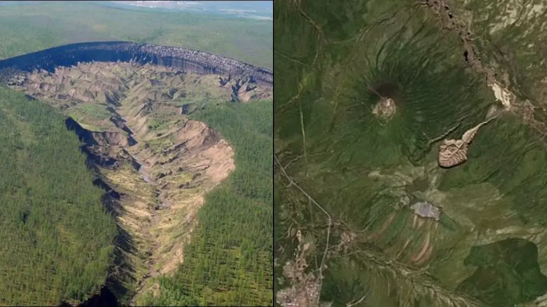 Scientists discover the 'Gateway to Hell' is expanding so rapidly it can be seen from space