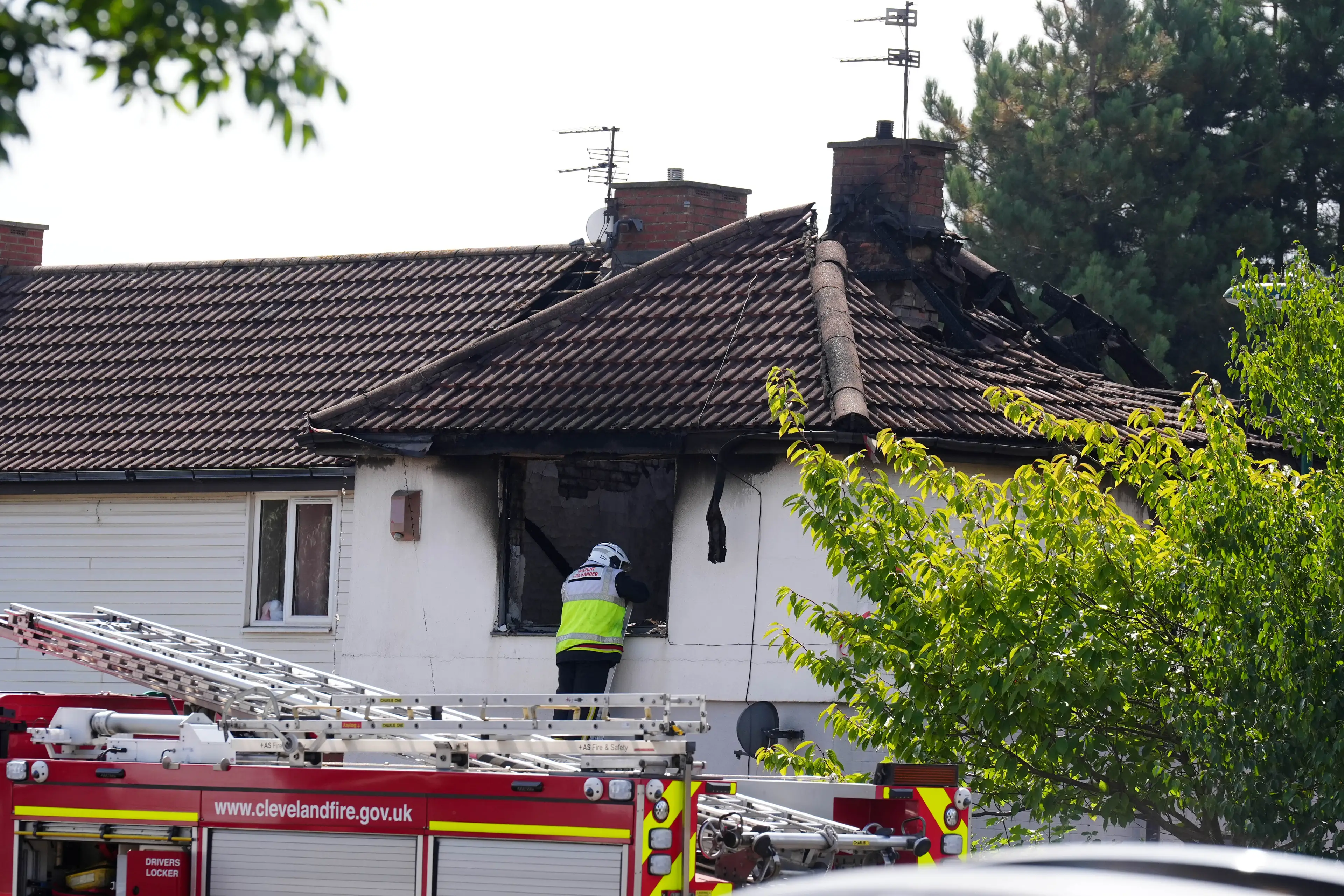 The fire broke out in the early hours of Wednesday morning (Owen Humphreys/PA Wire)