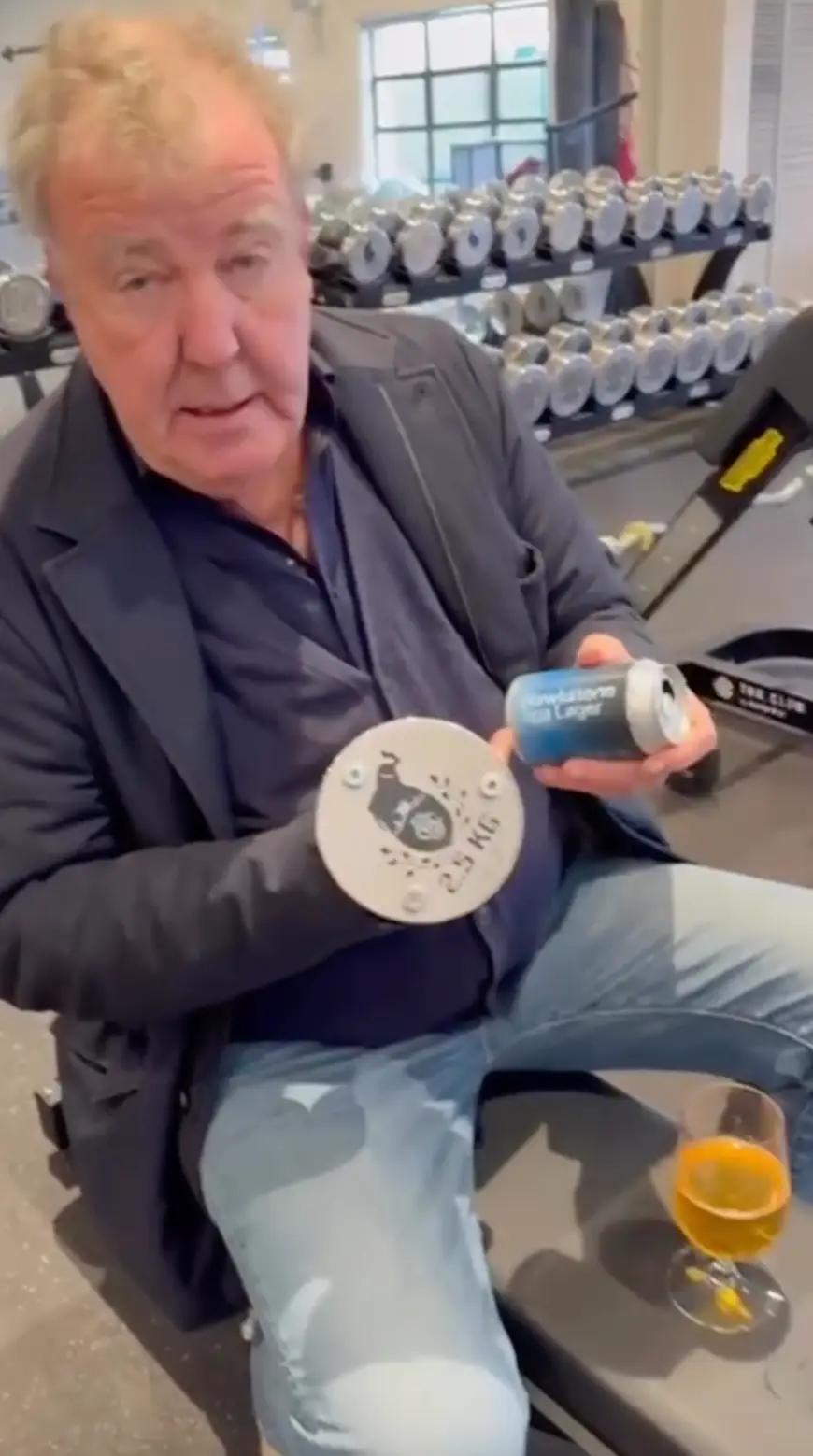 The clip was actually a promotion for a new low-alcohol beer.