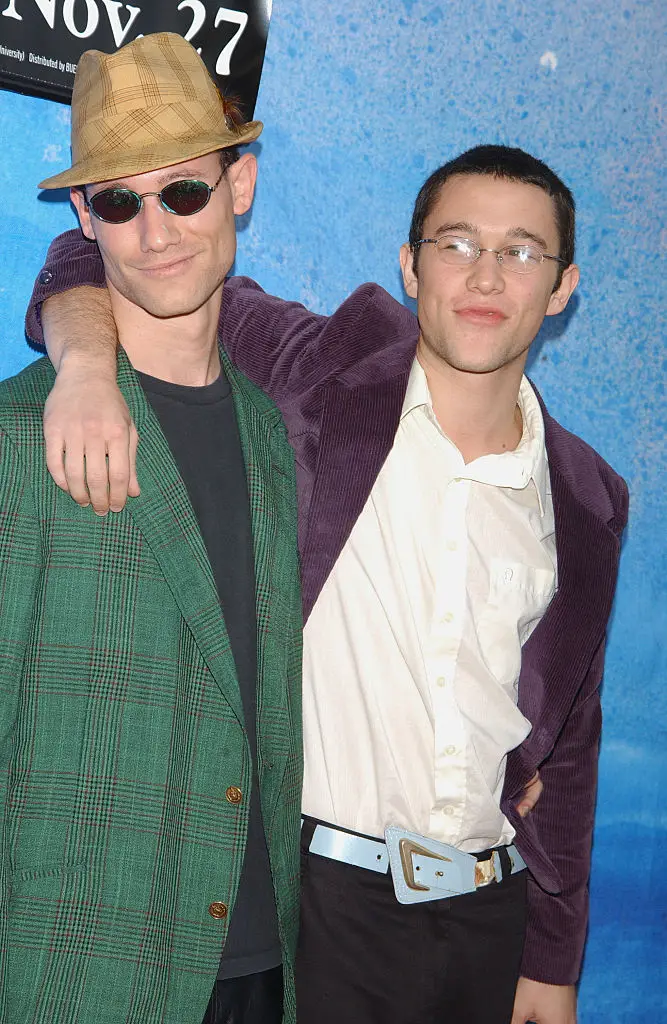 Dan and Joseph Gordon-Levitt attending an event together in 2002 (Frank Trapper/Corbis via Getty Images)
