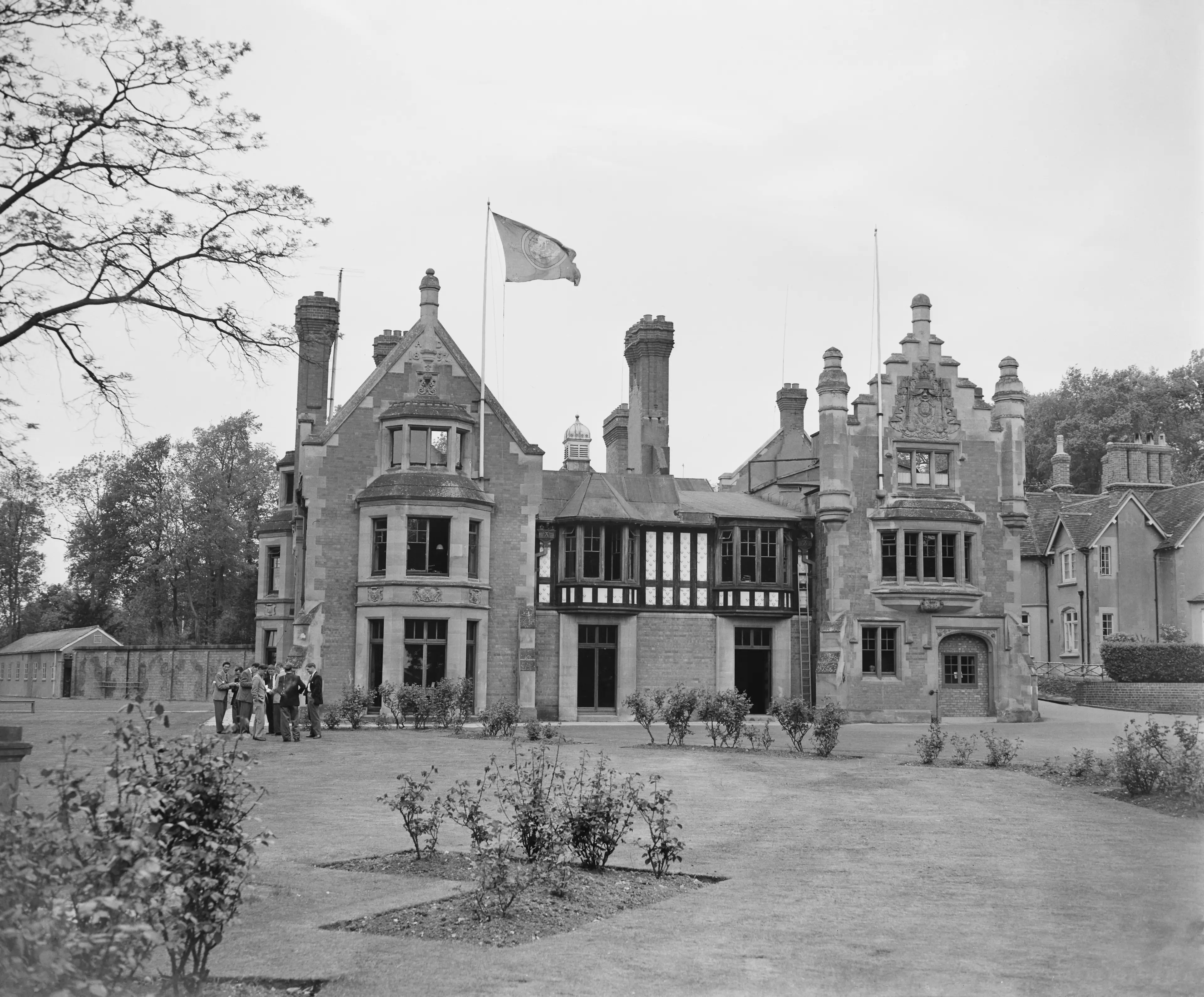 The building above is a hotel these days, but the bunker remains (John Franks/Keystone/Hulton Archive/Getty Images)