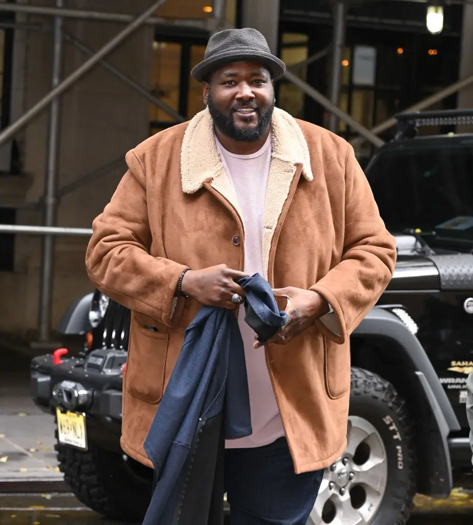 Quinton Aaron was in a coma for four days after suffering a spinal stroke earlier this year (James Devaney/GC Images)