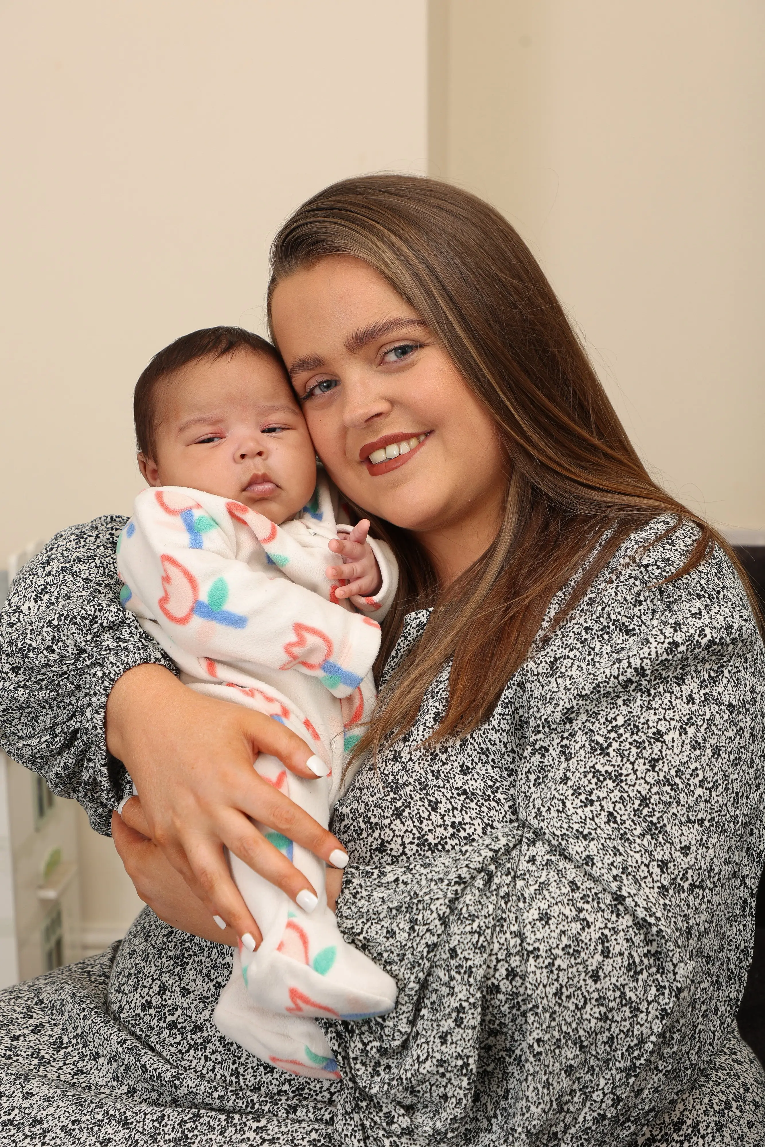 Doctors saved Natasha's life, and delivered baby Beau in an emergency c-section (SWNS)