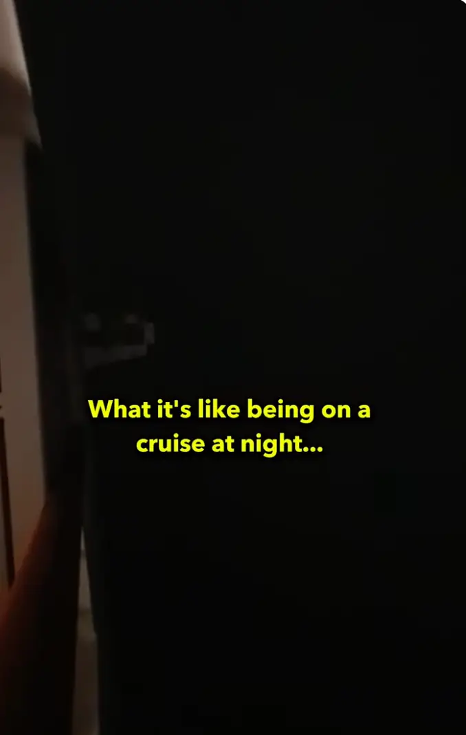 There's really nothing to see. (YouTube/@planetcruise)