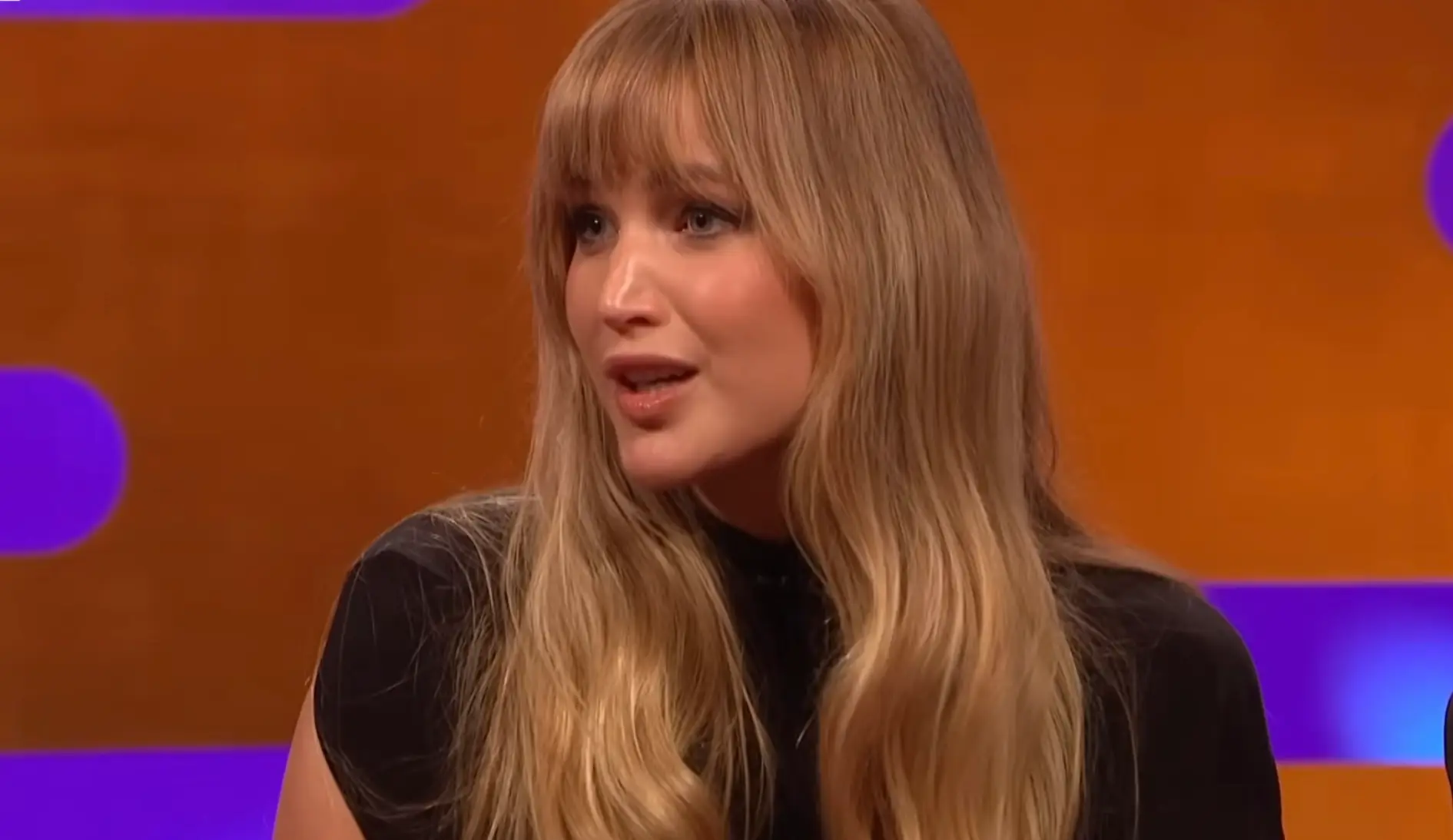 The footage of Lawrence's exchange with the talk show host didn't make it to air (BBC)