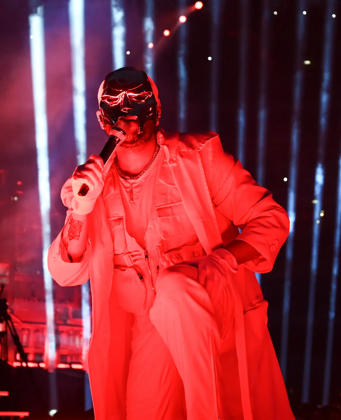The fireworks erupted at the Weeknd gig (Samir Hussein/Getty Images for ABA)
