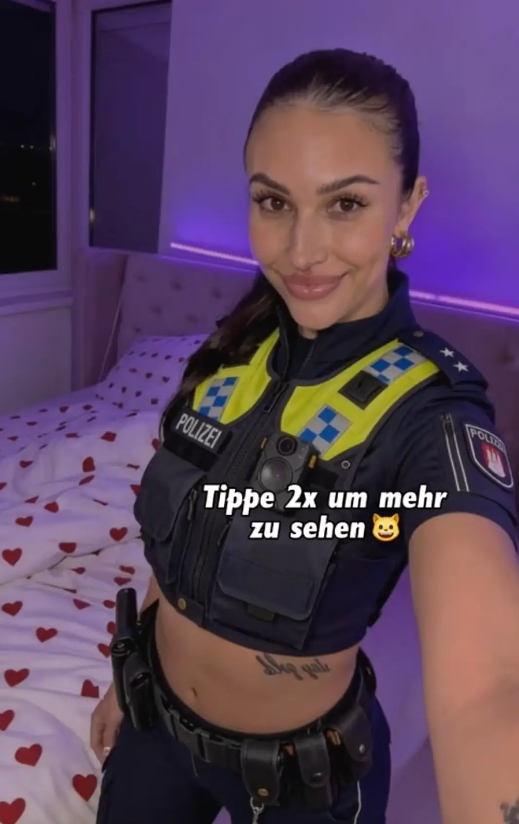 Hamburg police have spoken out about the images (Instagram)