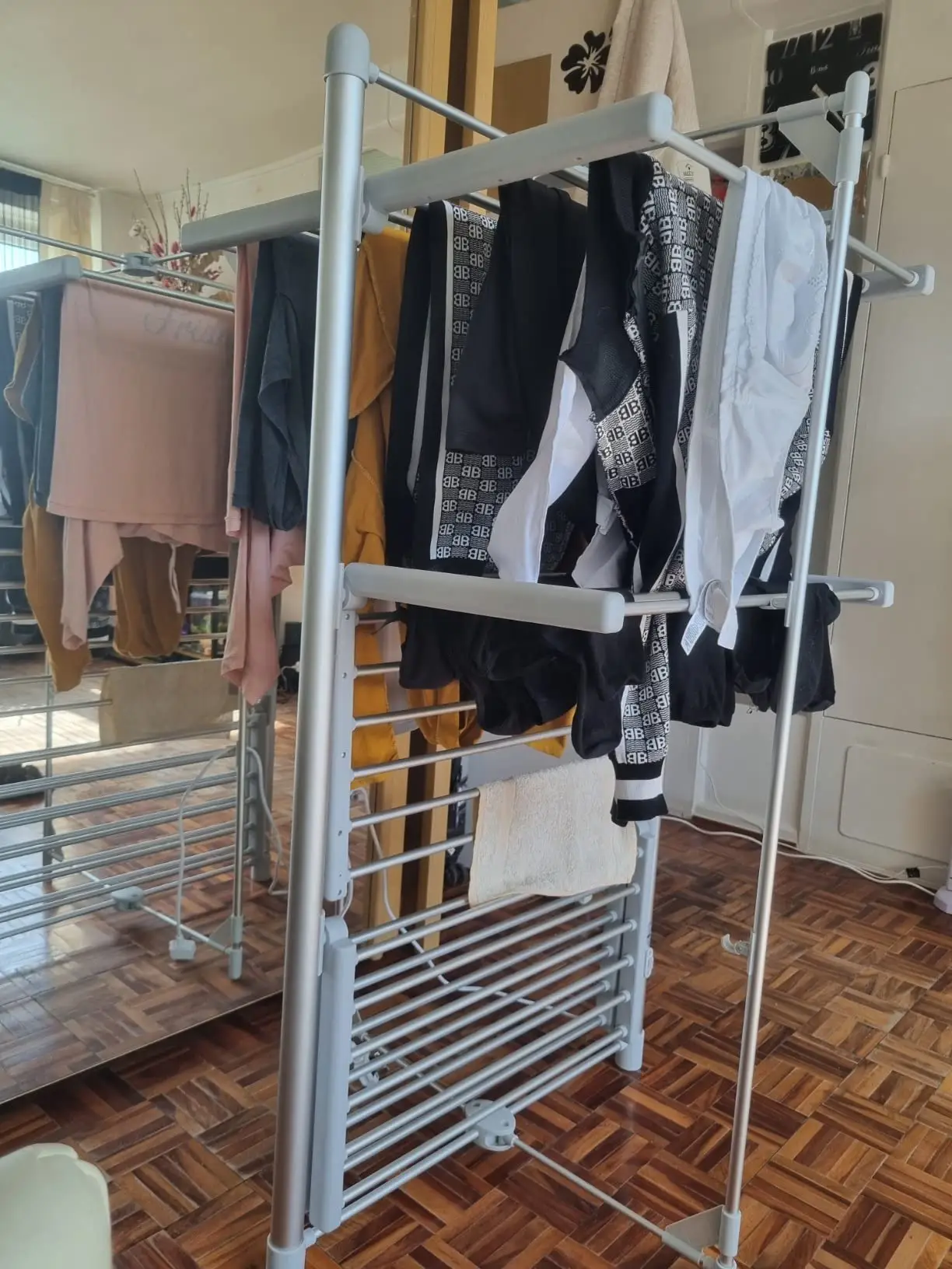 The heated airer has been described as 'life-saving' by customers (Amazon reviews)