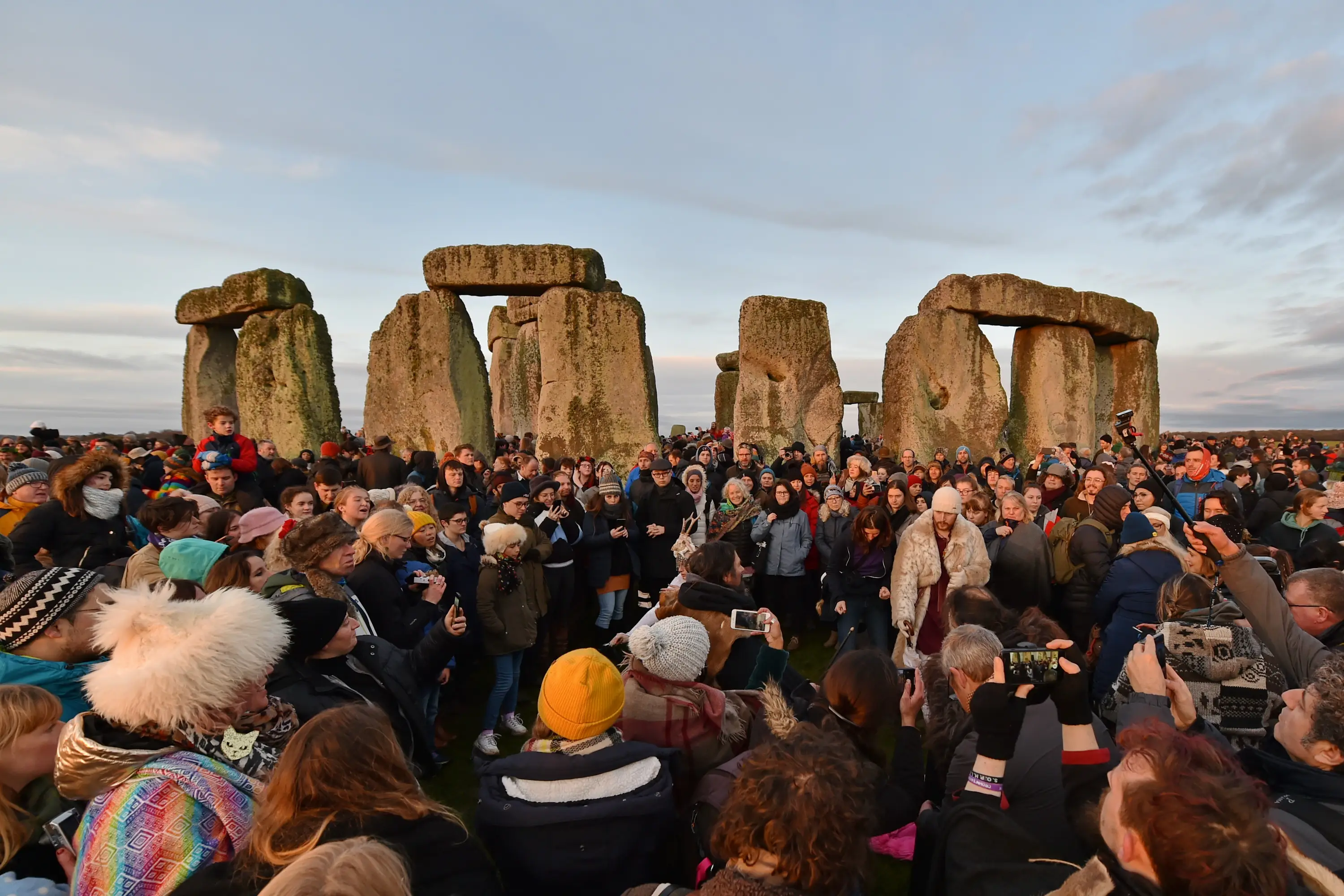 Crowds often gather at Stonehenge to celebrate the Winter Solstice (Rufus Cox/Getty Images)