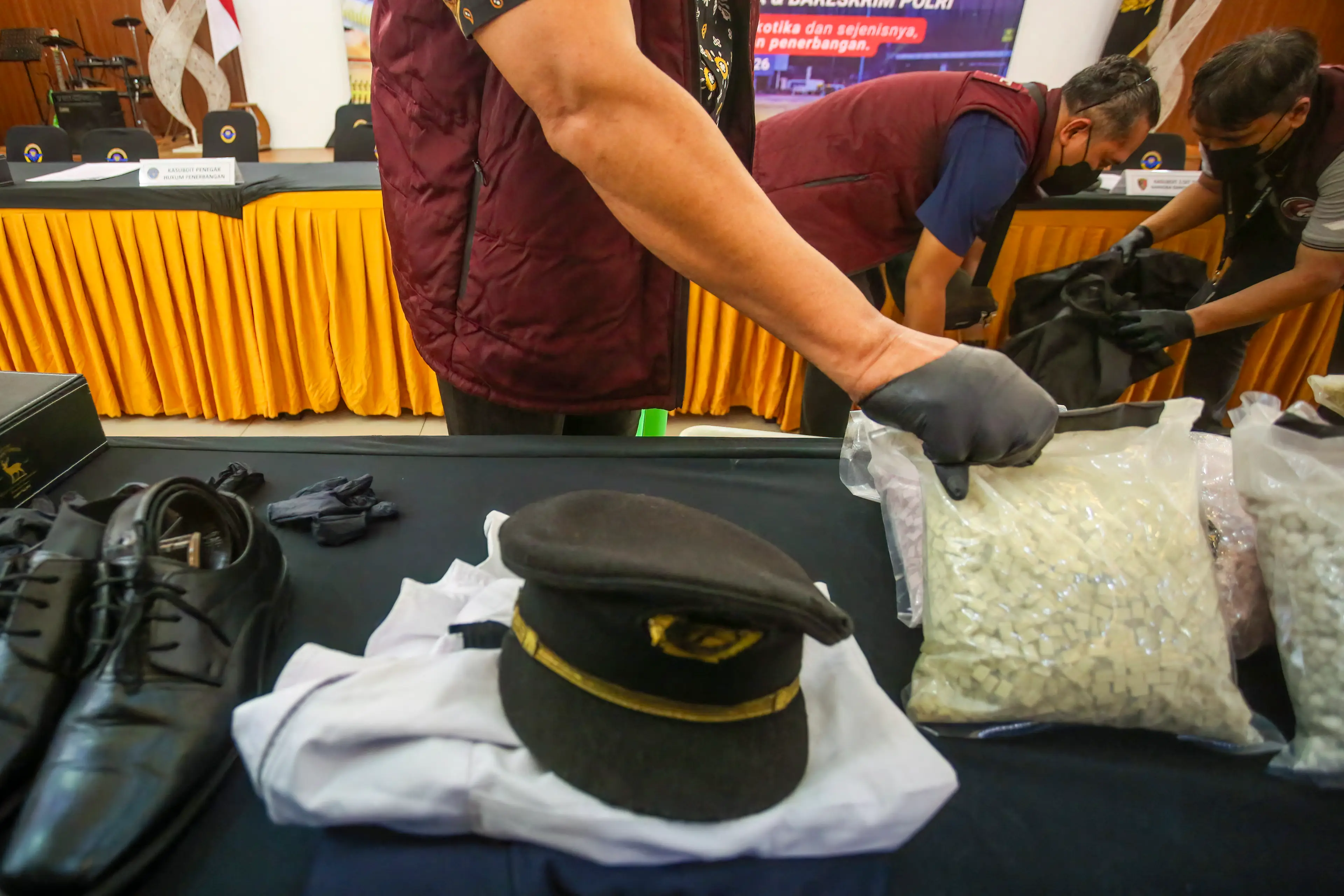 Officials said the 39-year-old suspect was under the influence of MDMA, ecstasy, methamphetamine and cocaine while flying the plane (Ramu / AFP via Getty Images)