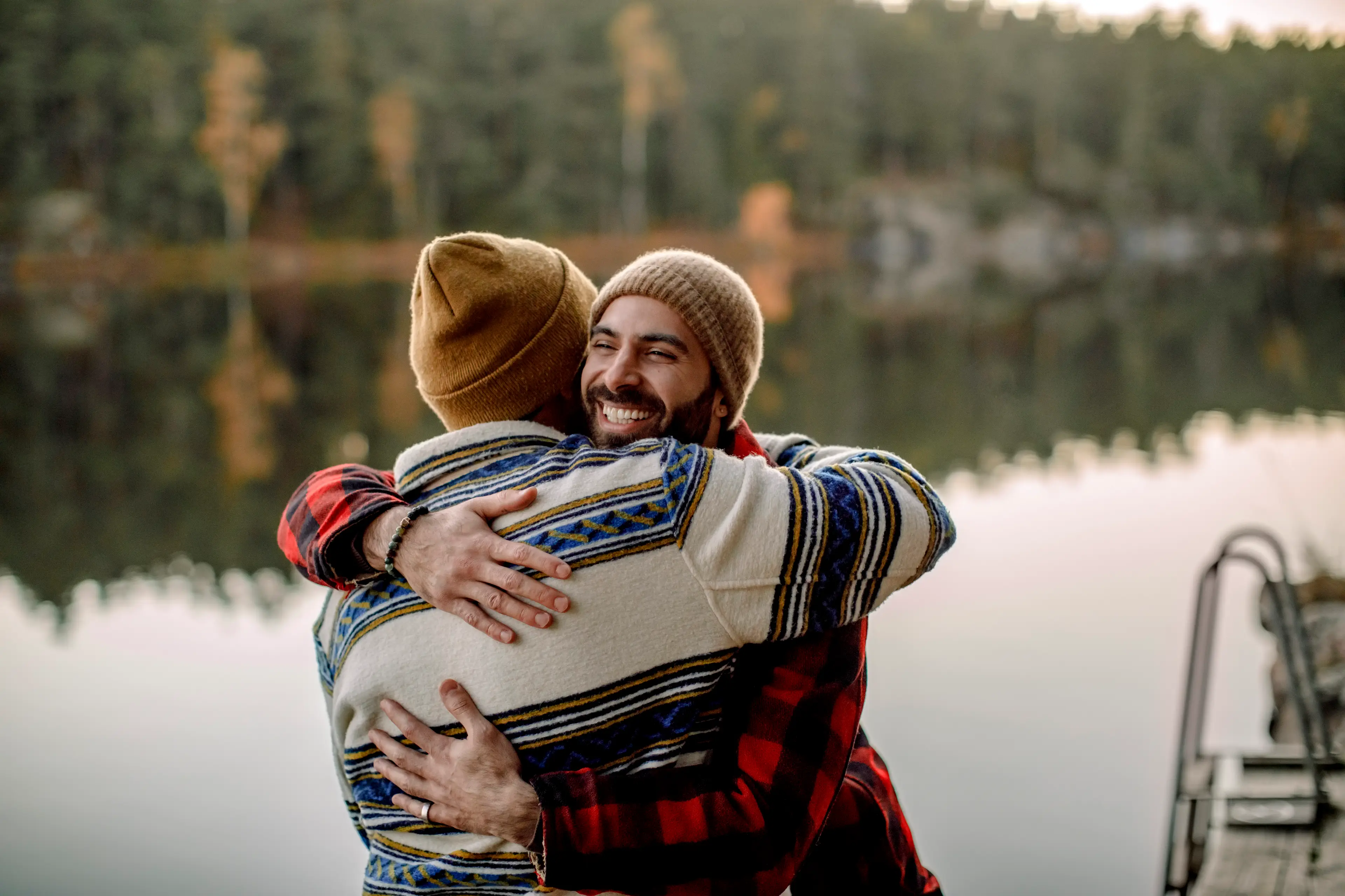 Two people hugging. (Maskot/Getty Images)