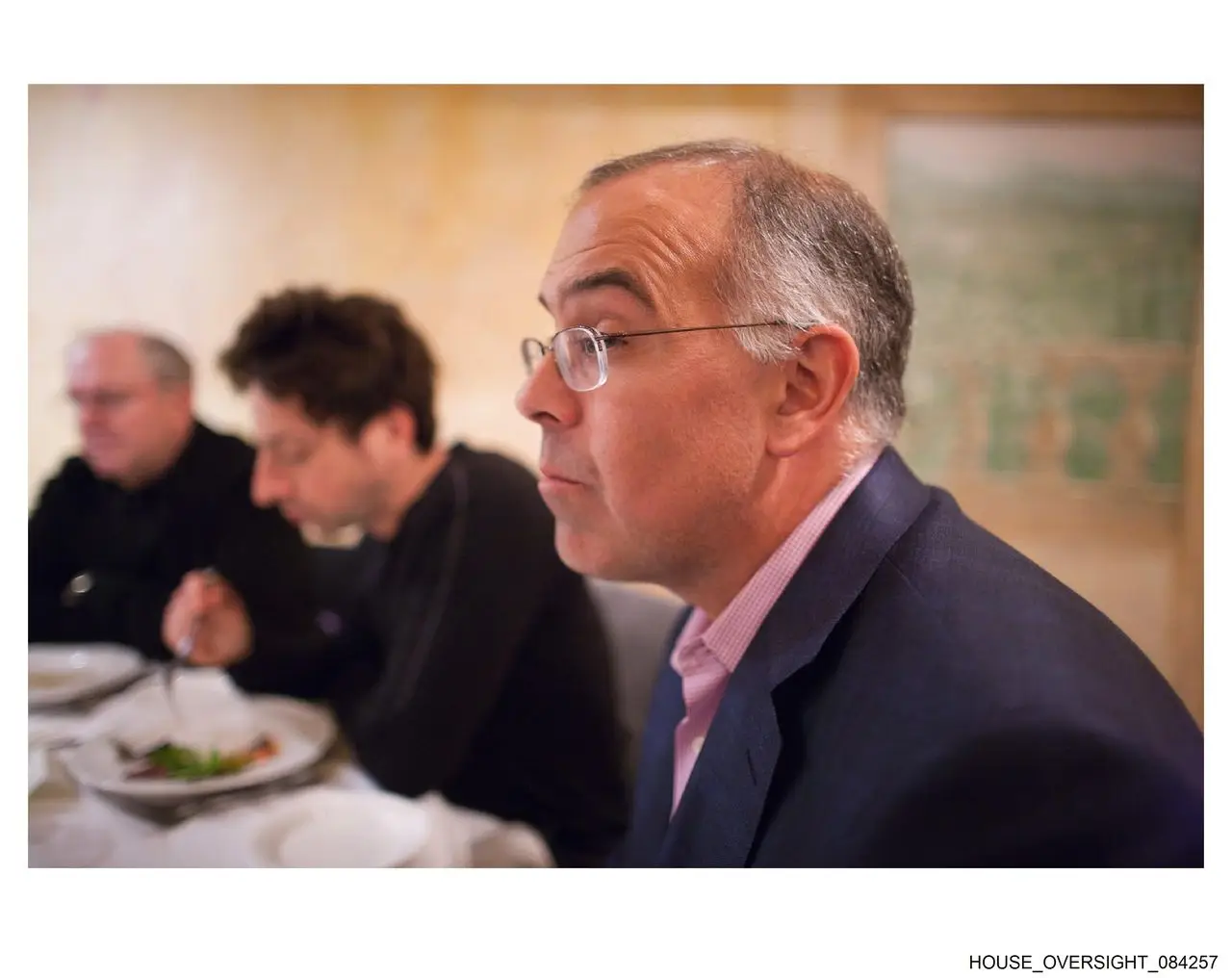 Journalist David Brooks attended a 'billionaires' dinner' (House Democrats)