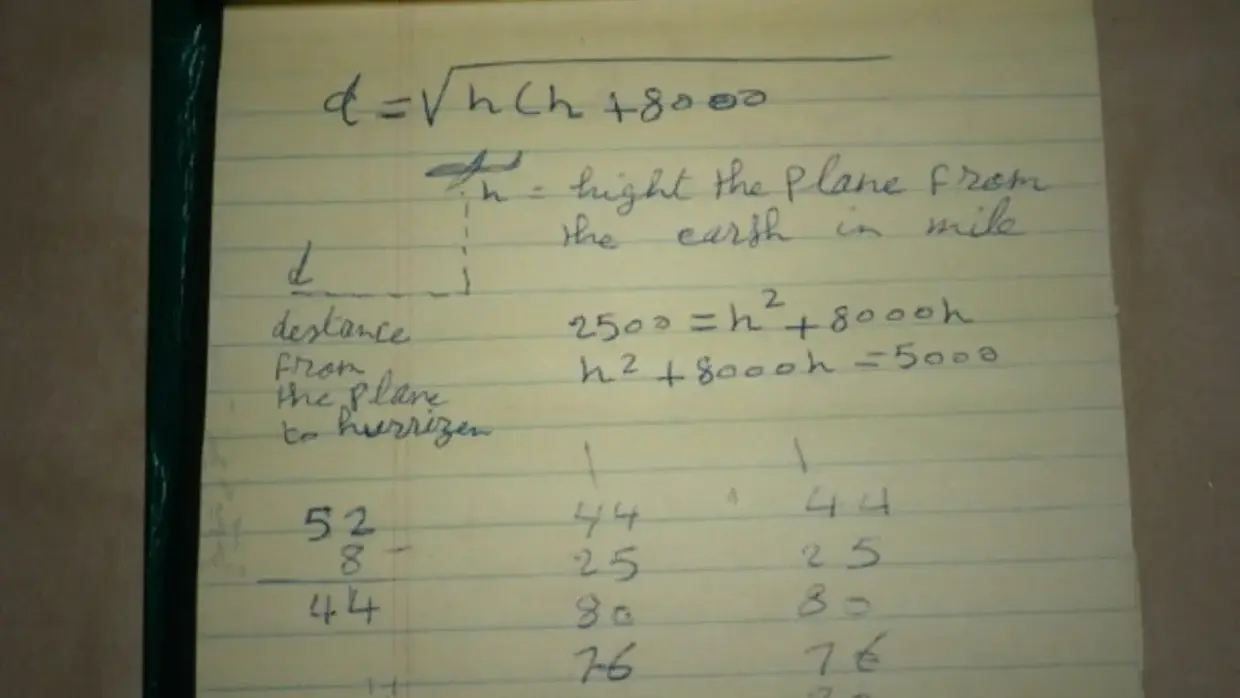 Experts think an equation found in al-Bayoumi's apartment is suspicious (UK Metropolitan Police/Kreindler LLP)