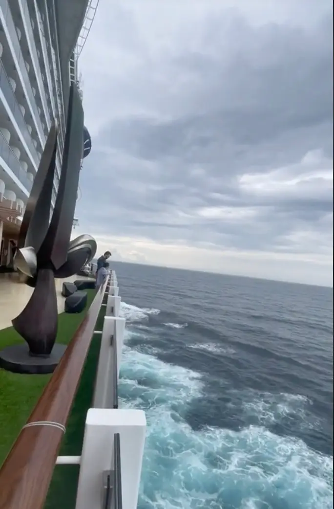 People were a bit concerned for those heading on the voyage to Bermuda.