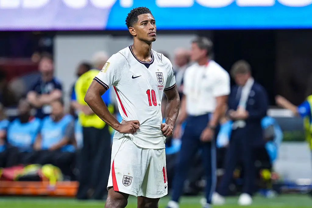Tensions were high during England's semi-final match against Argentina, with Jude Bellingham getting into somewhat of an altercation (Daniela Porcelli/Getty Images)