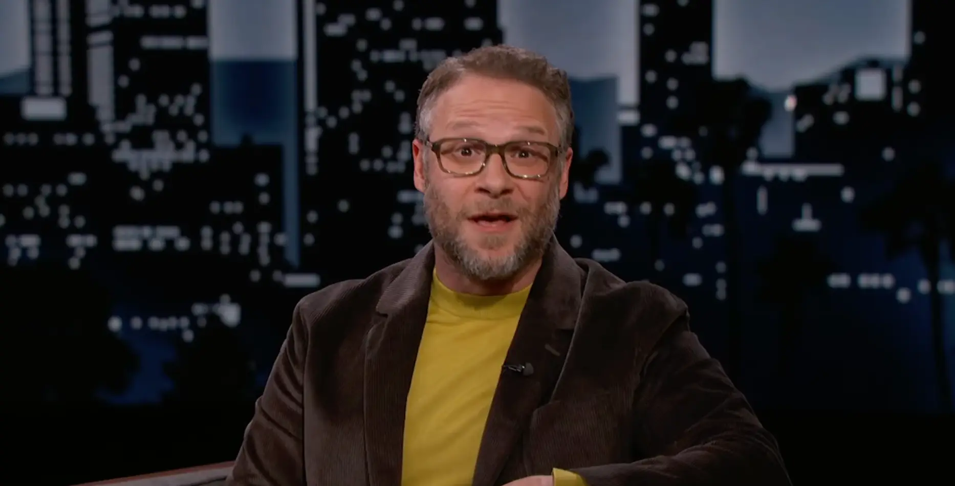 The 40 year actor made the admission on Tuesday night.