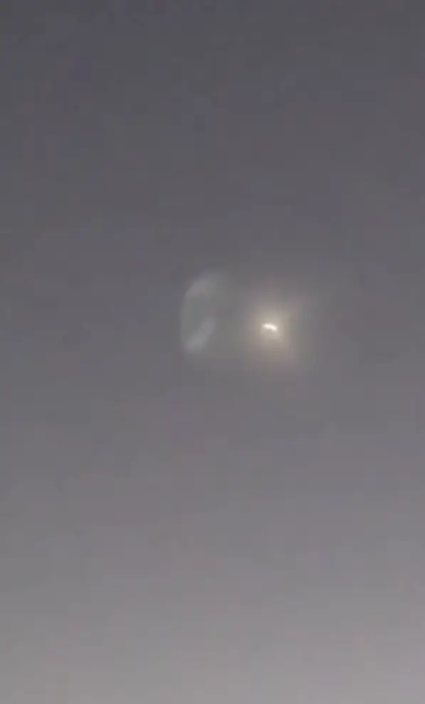 Many were puzzled by the object in the sky.