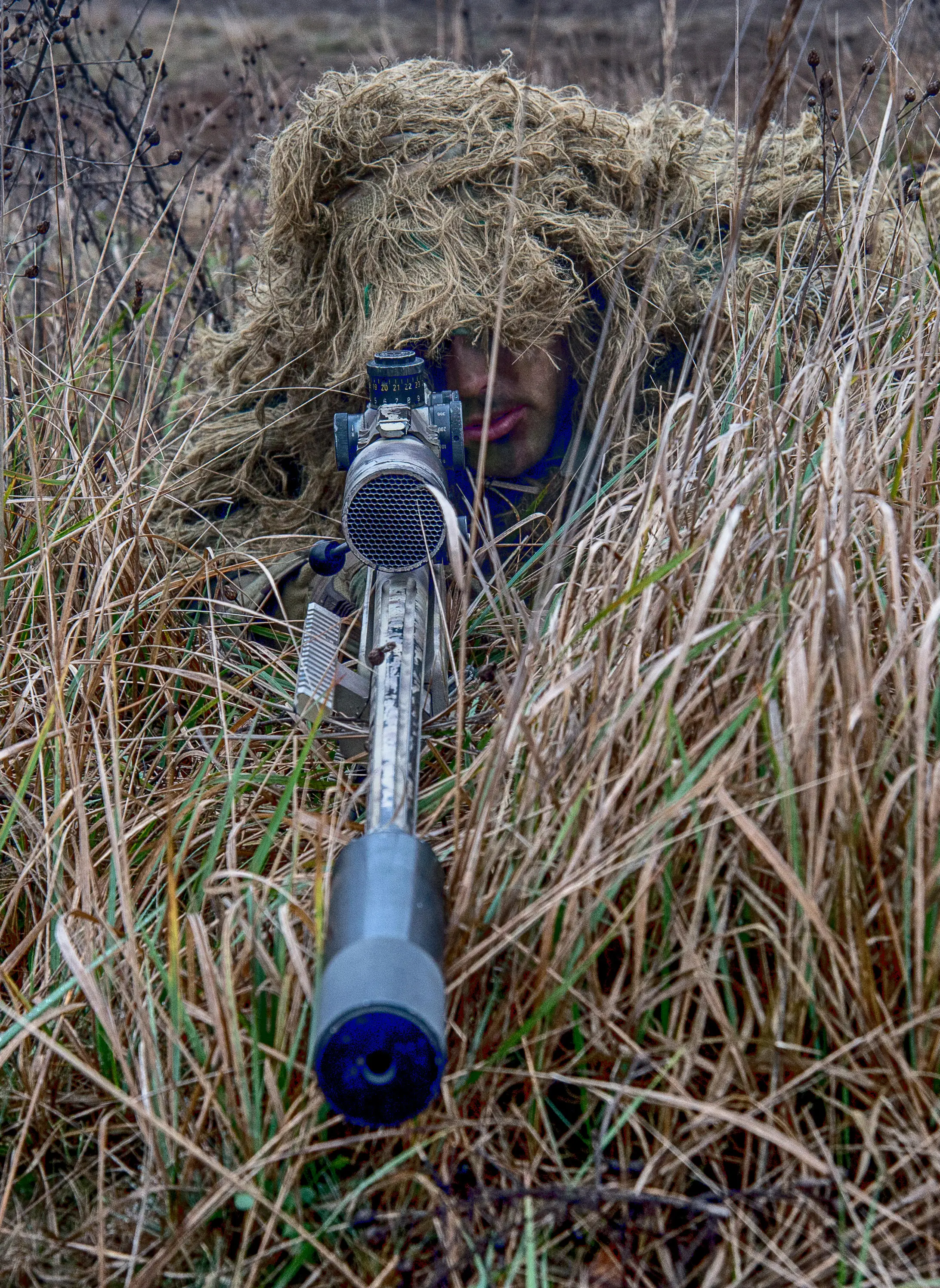 Snipers are adept at keeping themselves out of sight.