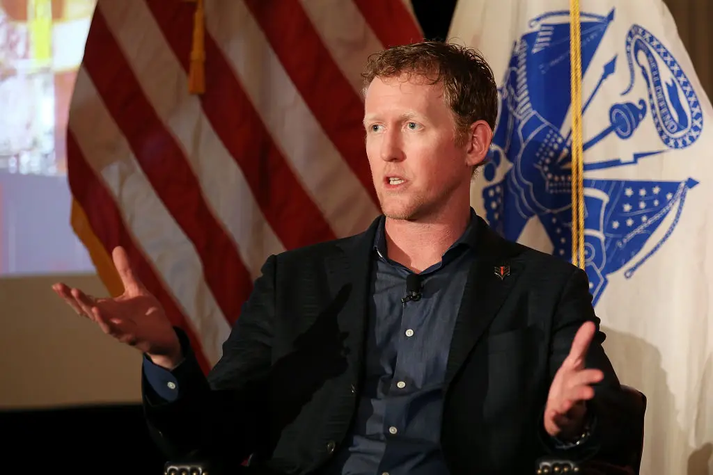US veteran Rob O'Neill, the man who claims to have fatally shot bin Laden, has clarified that he was not involved in disposing of the body (Phillip Faraone/Getty Images)