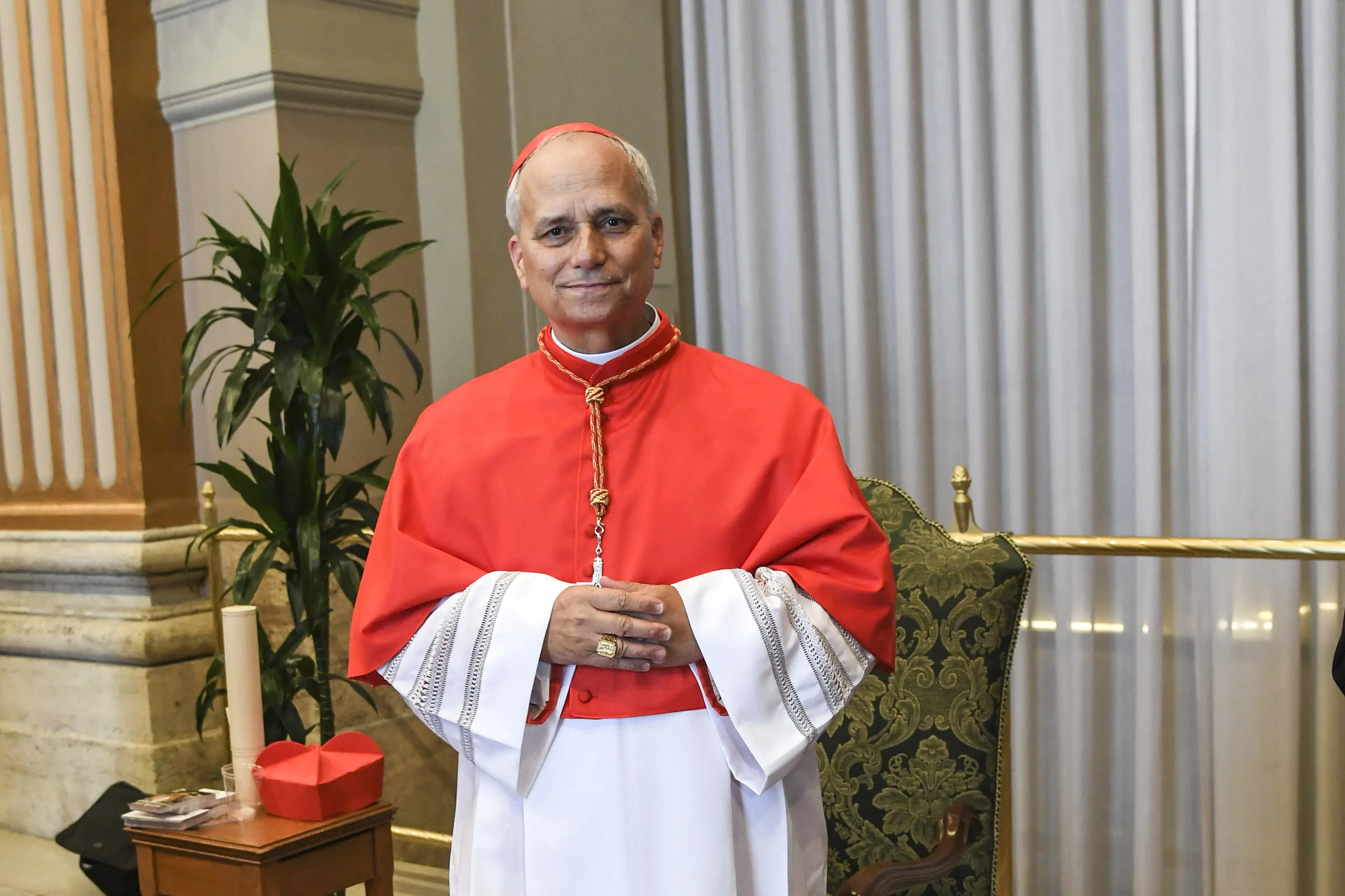 Pope Francis made him a cardinal in 2023. (Isabella Bonotto/Anadolu Agency via Getty Images)