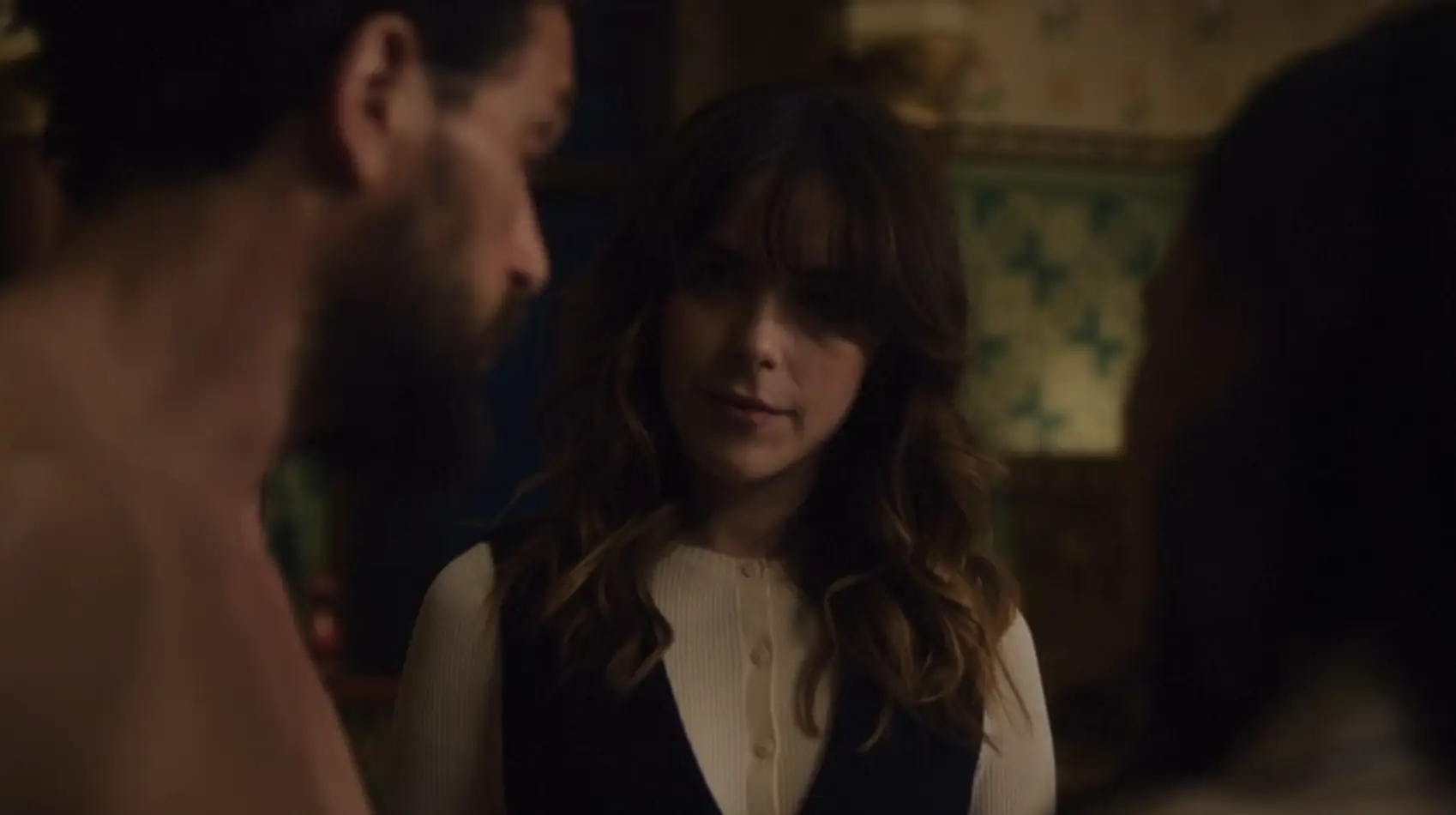 Shipka's character has a pretty racey threesome in the show (HBO)