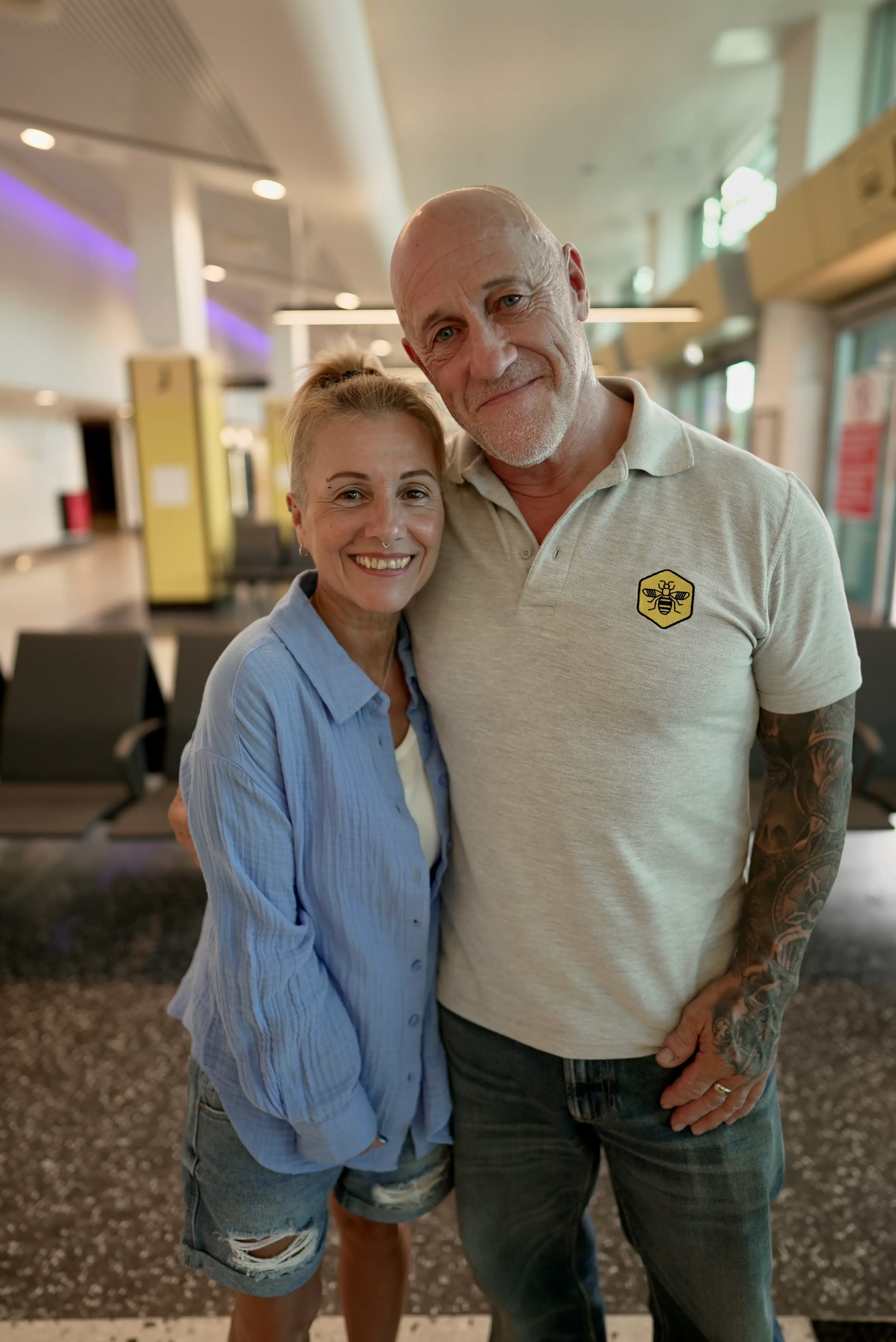 Dave and Andrea were best friends at work, then realised they were actually brother and sister (BBC/PA Wire)