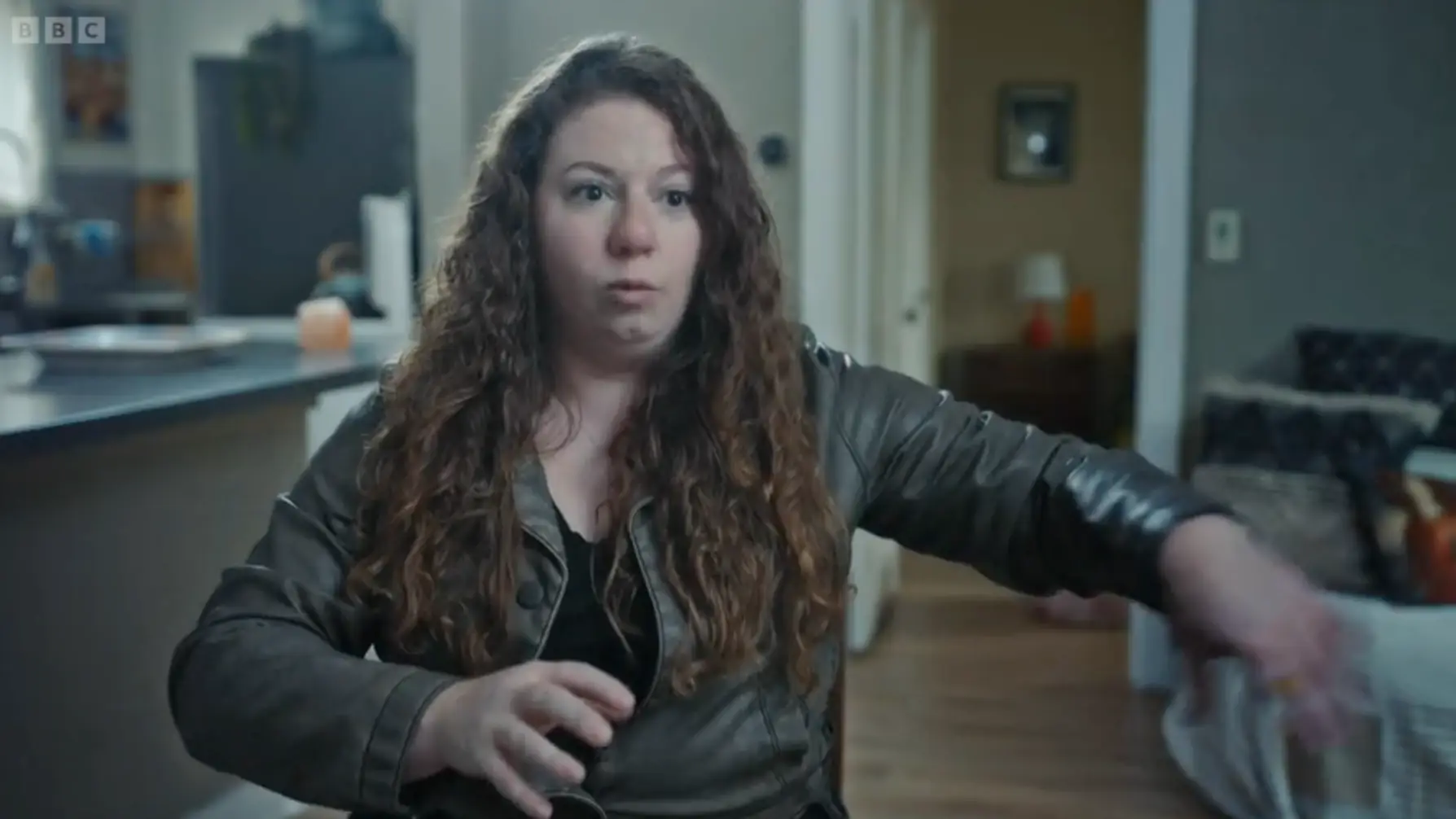 Antonella Wilby described hearing the 'loud crack' (BBC)