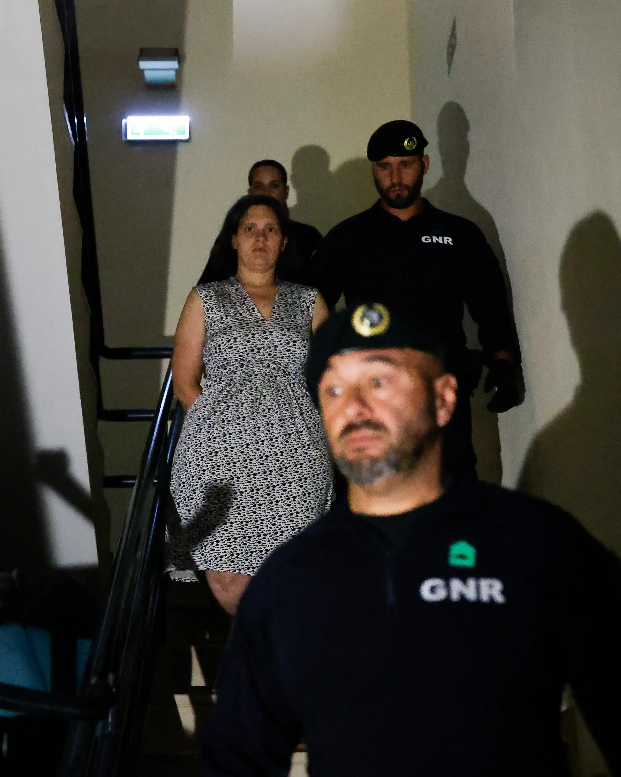 Marine Rousseau and Marc Ballabriga appeared in court on Friday (FILIPE AMORIM / AFP via Getty Images)