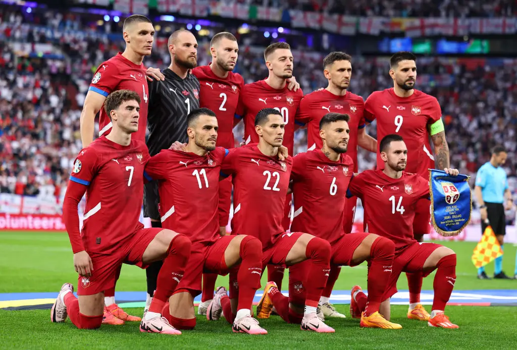Serbian national team. (Jay Barratt - AMA/Getty Images)