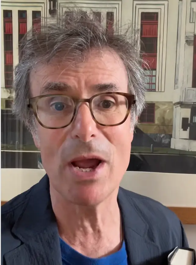 Despite this, Peston says he actually a 'great optimist' (Instagram/@robert_peston)