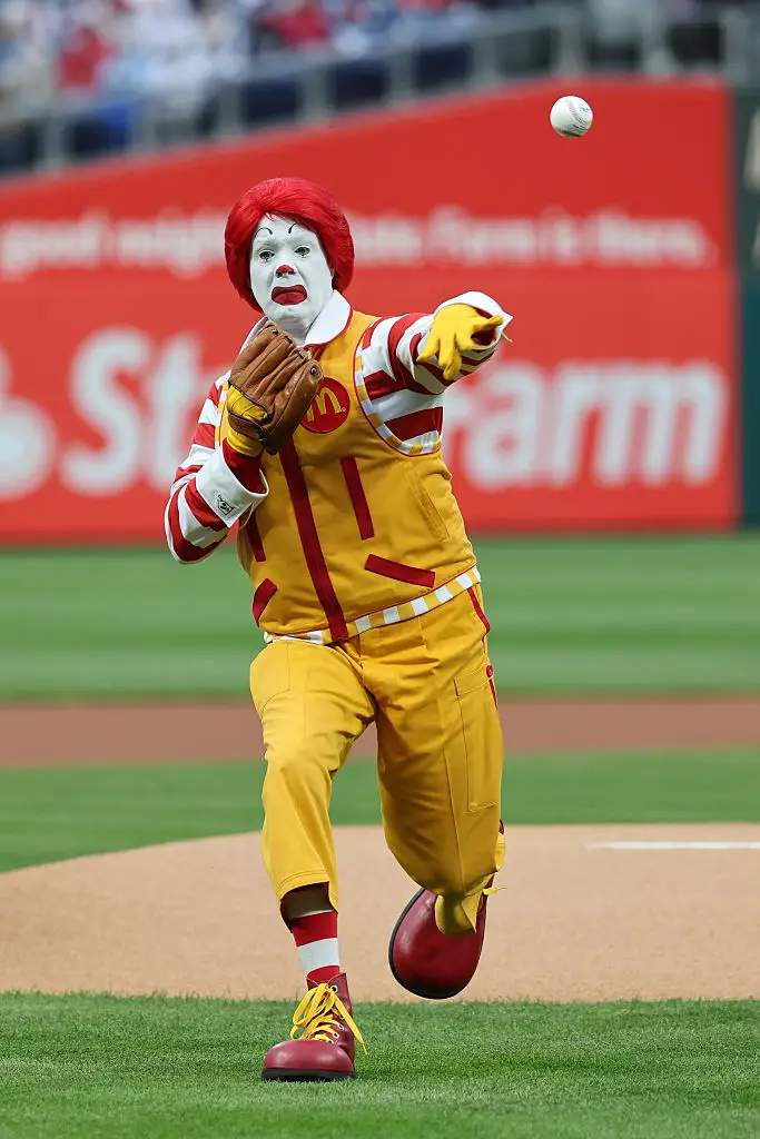 The Ronald McDonald clown was back in action on Wednesday (Hunter Martin/Getty Images)