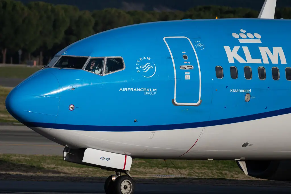 Witnesses said they heard a 'hellish noise' when the person went into the engine. (Marcos del Mazo/LightRocket via Getty Images)