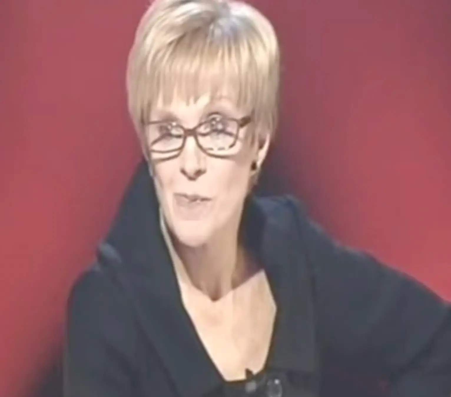 A look of someone who knows they've been done.