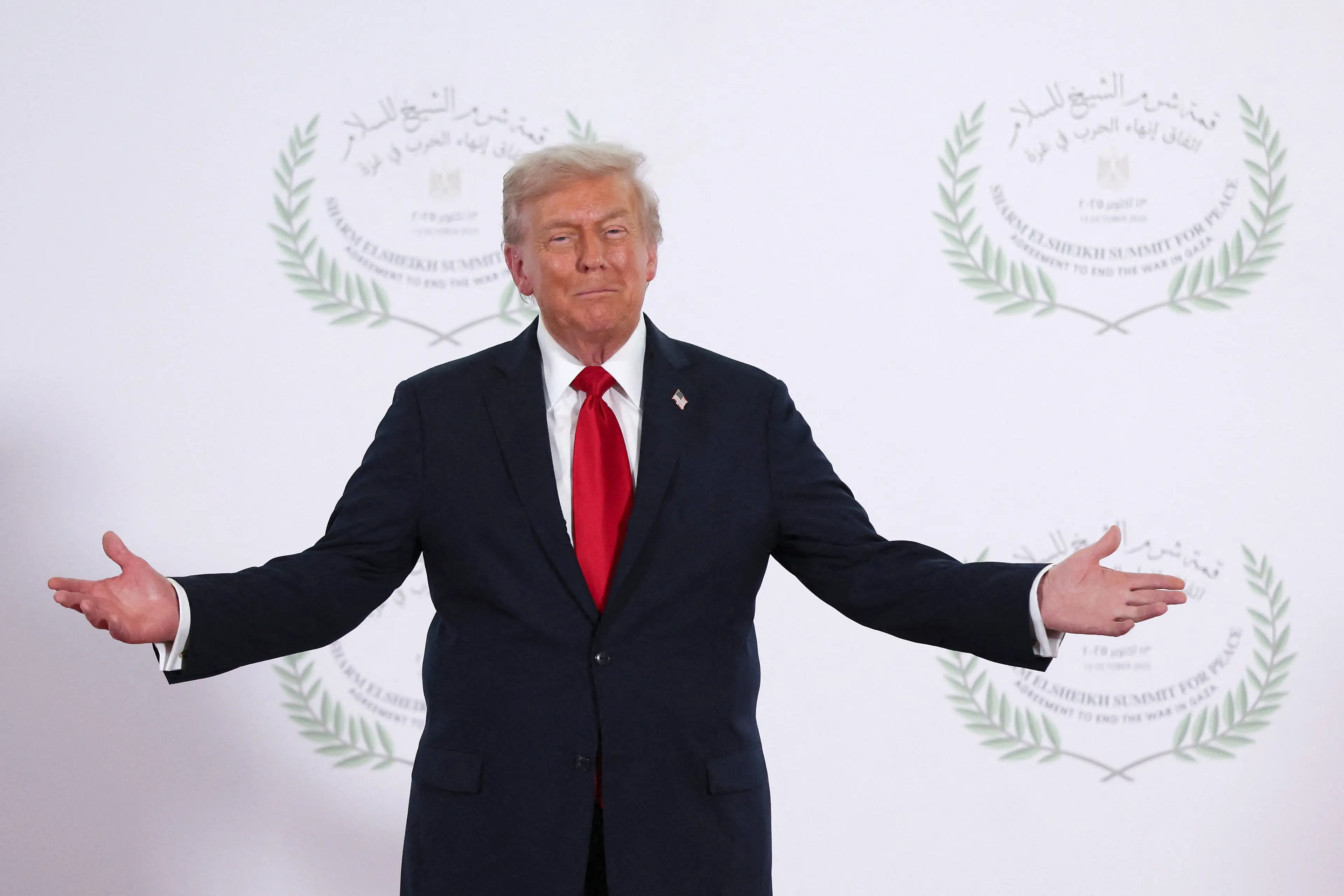 Trump secured a long-awaited peace deal recently, which many speculated could earn him the Nobel peace prize (Suzanne Plunkett - Pool / Getty Images))