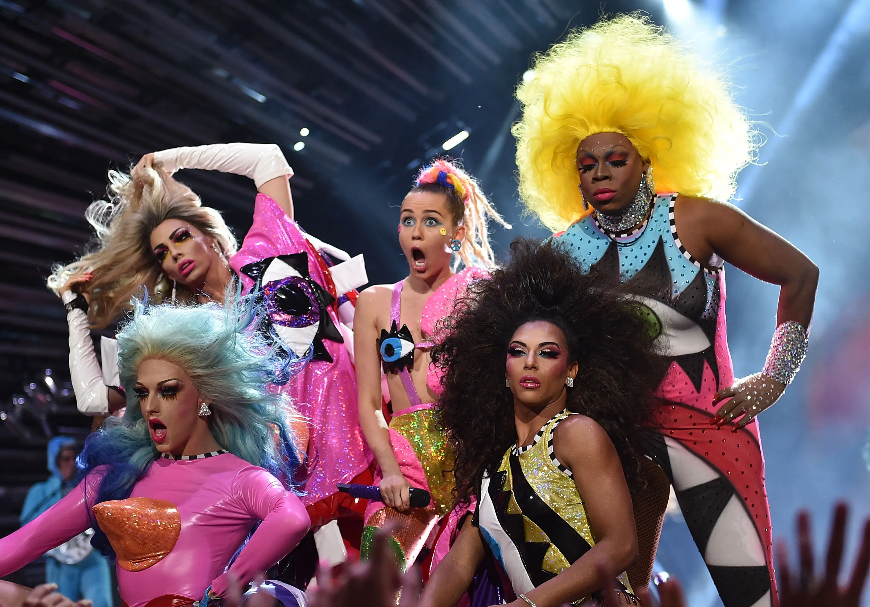 Miley has long been a fan of drag culture. (John Shearer/Getty Images)