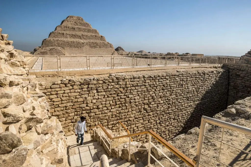 The Djoser Step pyramid is said to be the world's oldest (KHALED DESOUKI/AFP via Getty Images)