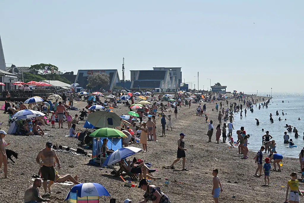 Plenty of Brits are out in the sun for a bank holiday that just broke the May temperature records (John Keeble/Getty Images)