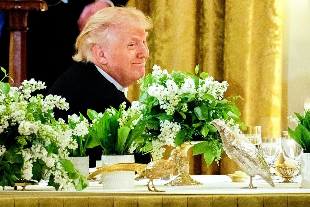 Trump laid on a feast for King Charles (Craig Hudson/The Washington Post/Bloomberg via Getty Images)