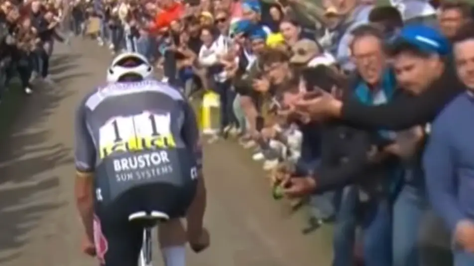 Cyclist accuses spectator of 'attempted manslaughter' after 'appalling' act during race