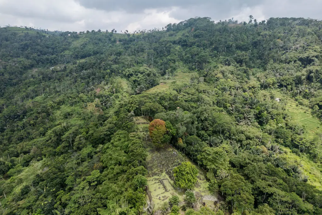 The paper was redacted by Archaeological Prospection (Garry Lotulung/NurPhoto via Getty Images)