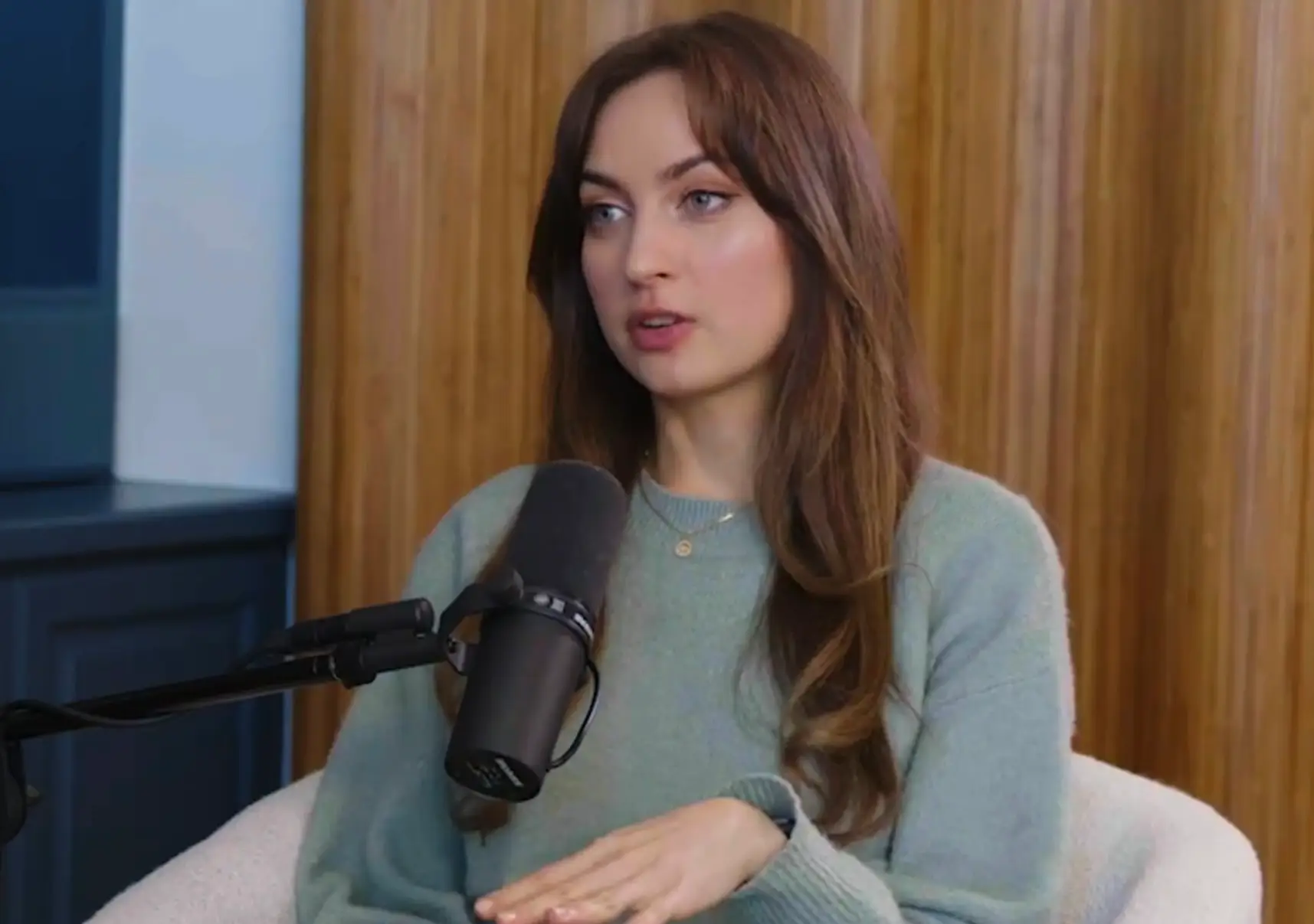 She explained she prioritises using 'less invasive' products while on her period (YouTube/ Live Well Be Well with Sarah Ann Macklin)
