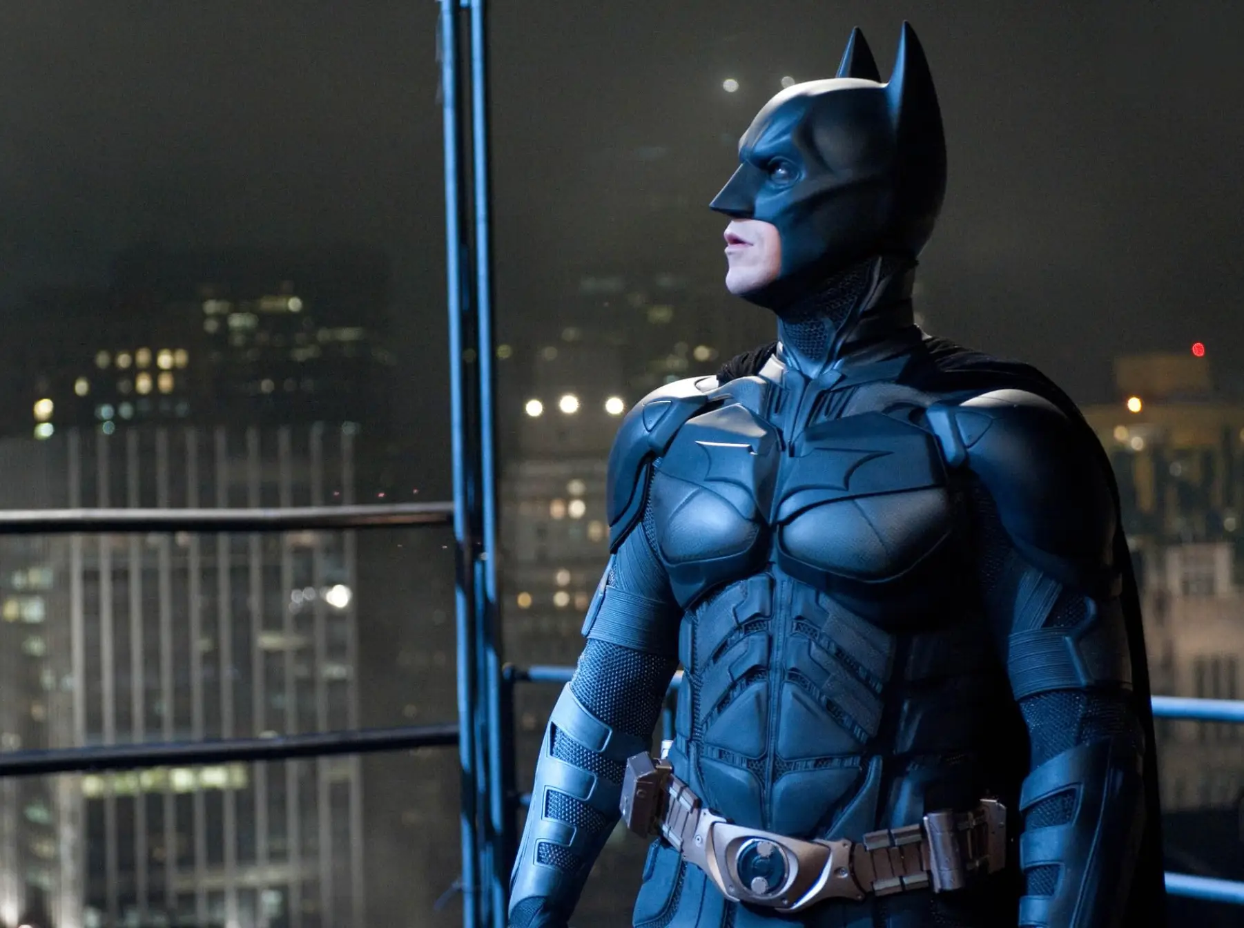 Bale as the Dark Knight. (Warner Brothers)