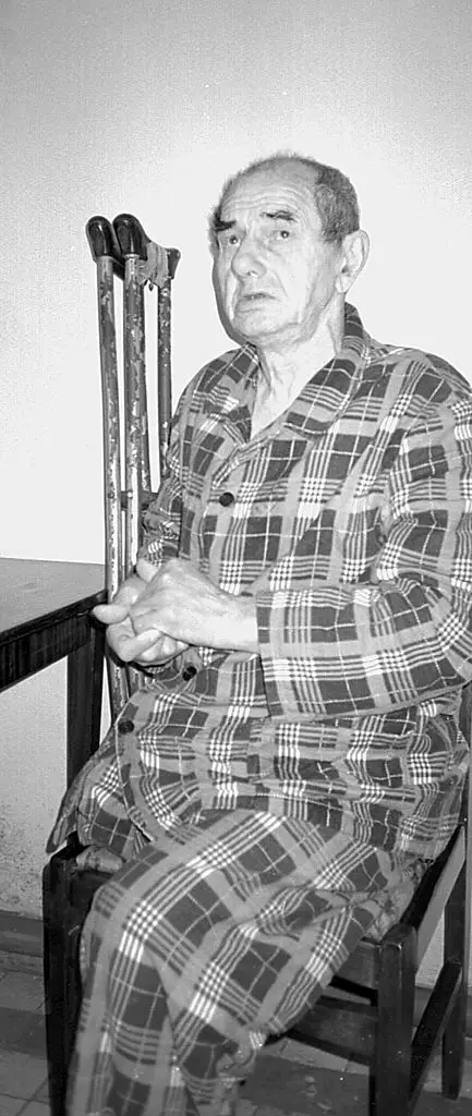 Andras was united with his sister after being held in a psychiatric hospital for 53 years. (IZVESTIA/AFP via Getty Images)