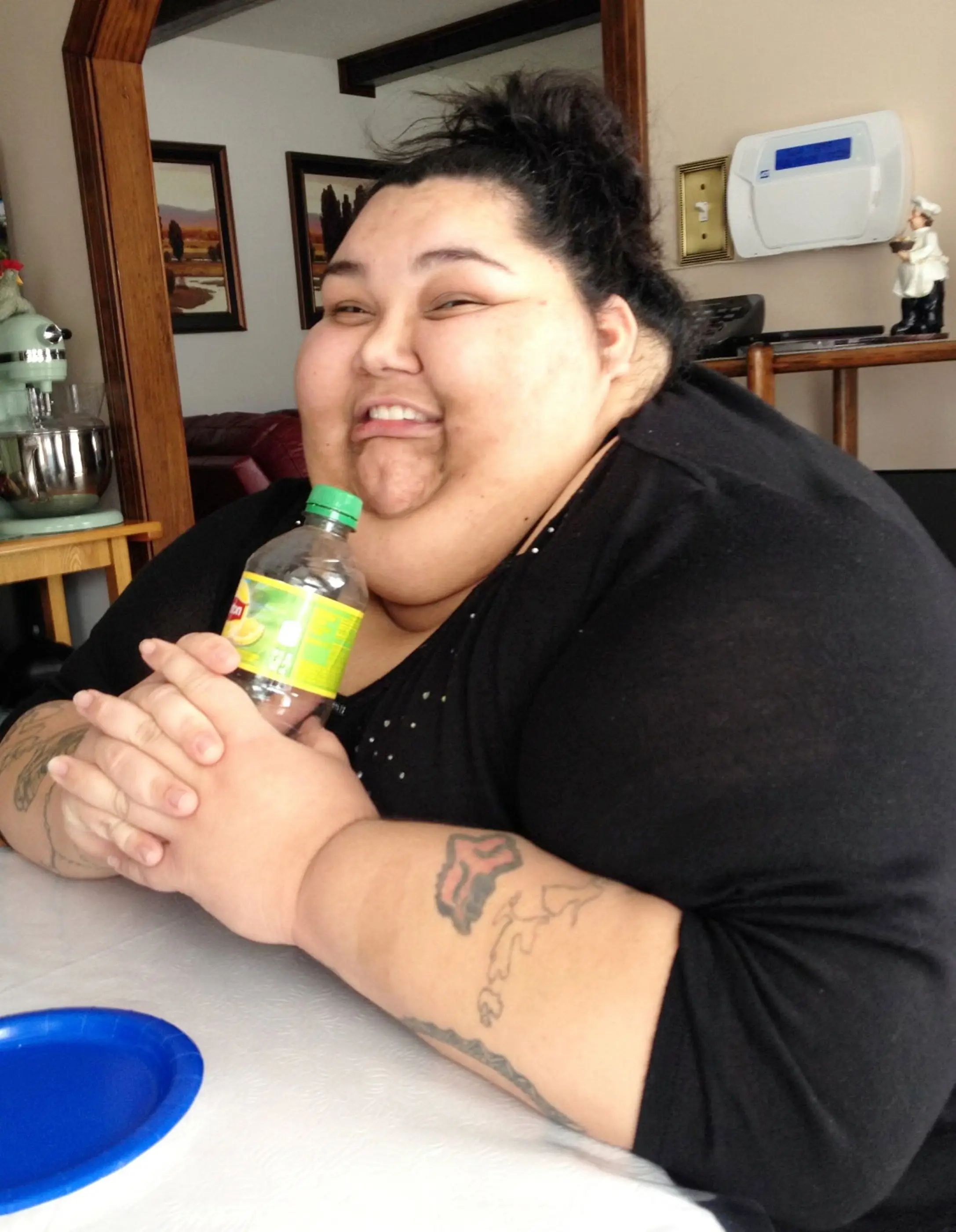 Tanya was eating takeaways most days (SWNS)