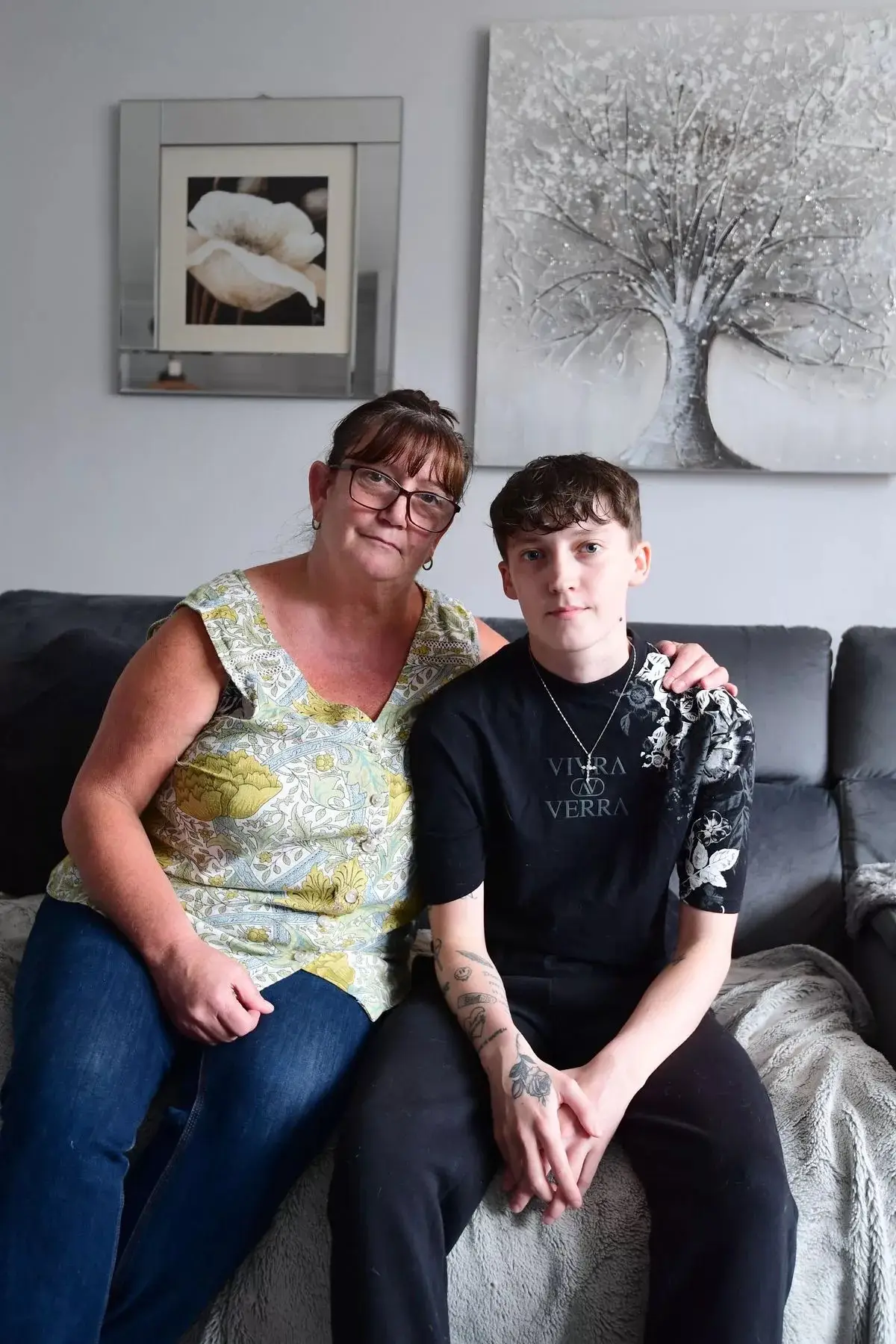 Megan Taylor and her mum (Liverpool Echo)