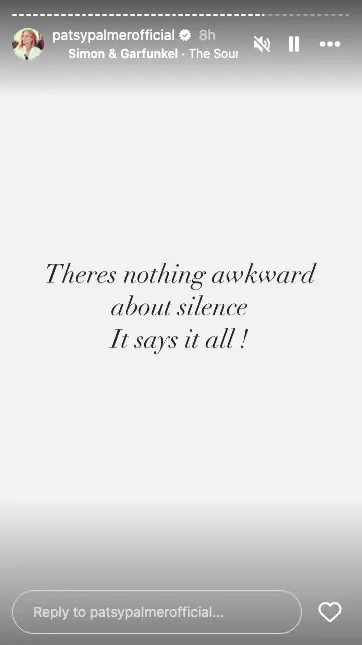 Patsy Palmer's Instagram statement was a response to her strange CBB exit interview (Instagram/patsypalmerofficial)