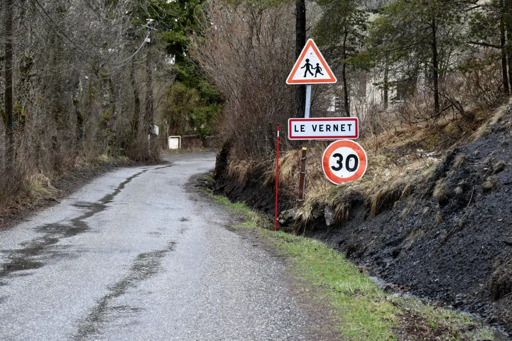 The toddler had been staying with his grandparents in the alpine village of Le Haut-Vernet (CHRISTOPHE SIMON/AFP via Getty Images)
