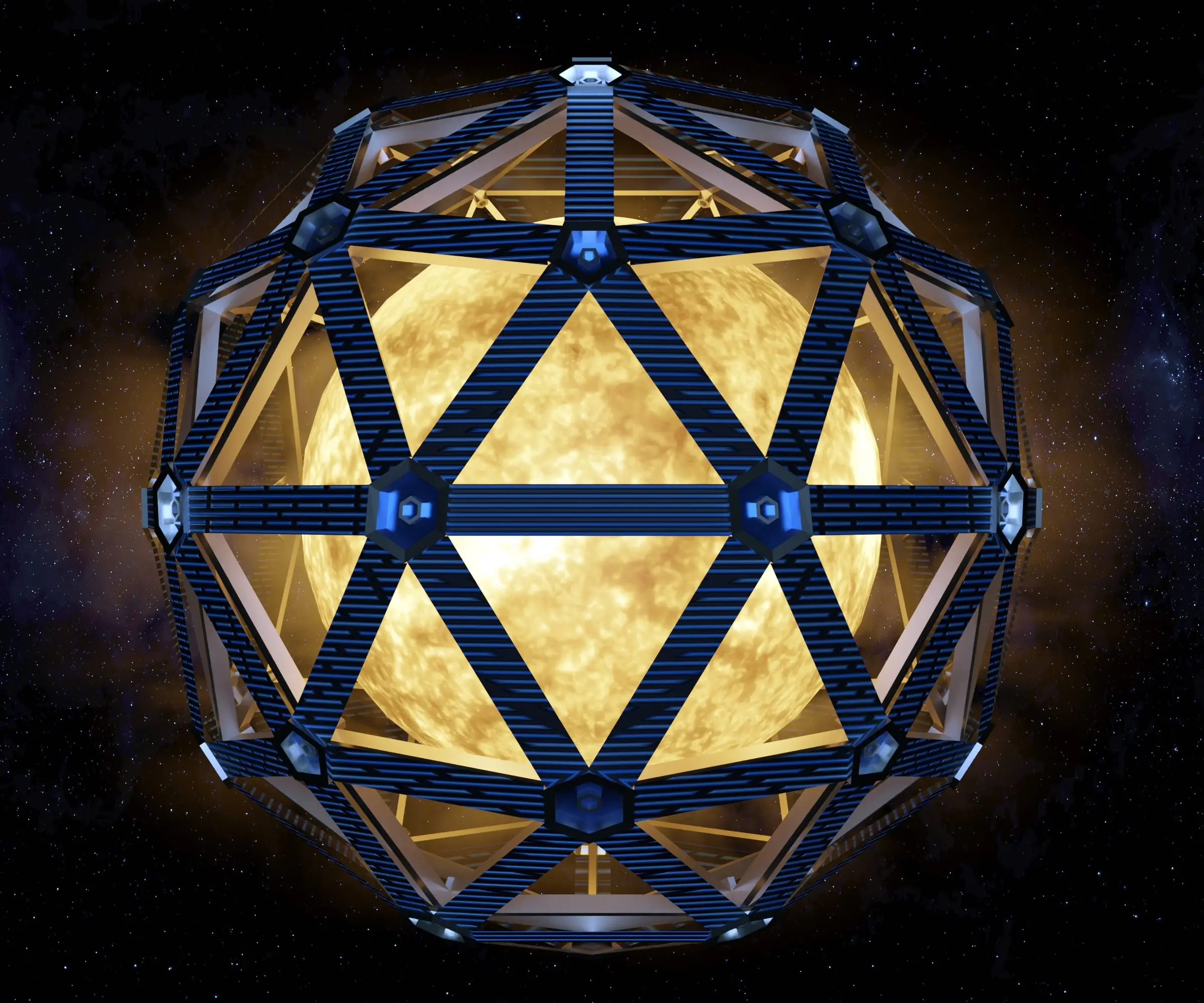 Dyson Spheres are theorised to surround stars to harvest energy for civilisations (Getty Stock Images)