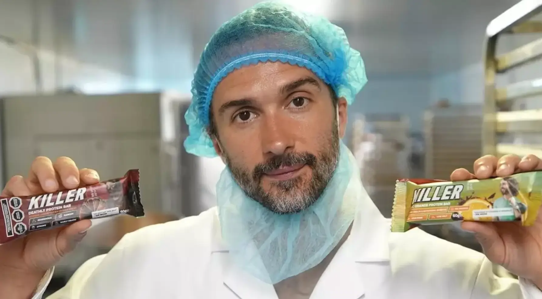 Joe Wicks launched the controversial Killer Bar as part of a new documentary (Channel 4)
