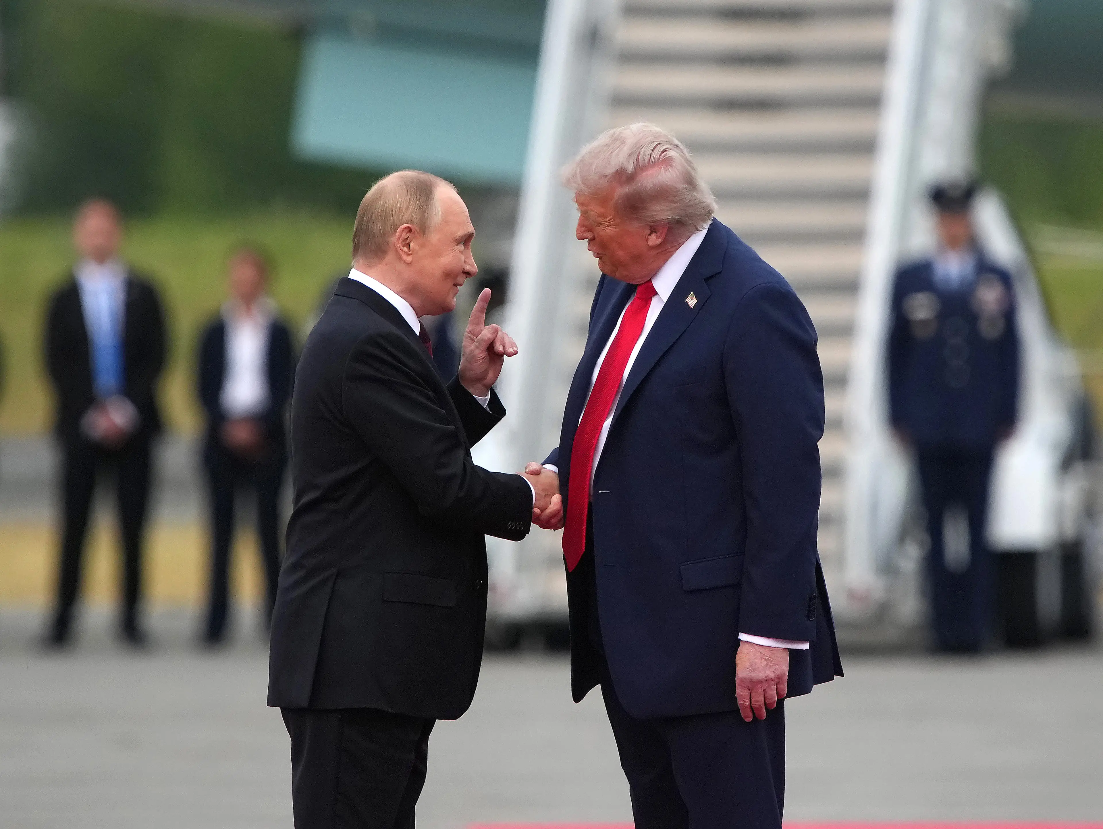 It was the first time in several years that Trump and Putin had met (Andrew Harnik/Getty Images)